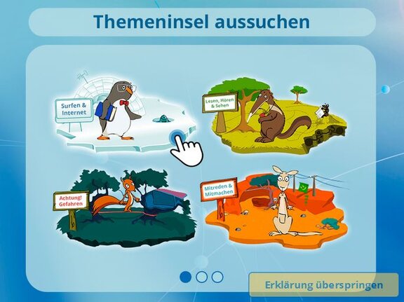 Ansicht: Surfschein von Internet-ABC Das Surfschein-Quiz des Internet-ABC  