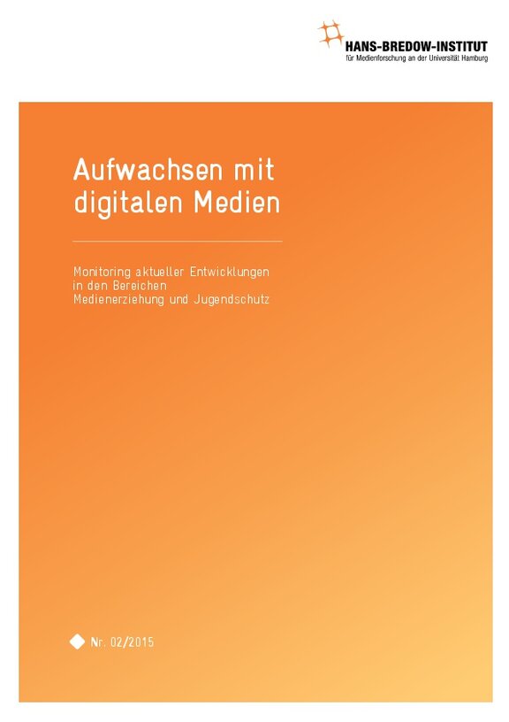 Ansicht: Aufwachsen mit digitalen Medien:Monitoring aktueller Entwicklungen in den
Bereichen Medienerziehung und Jugendschutz Zwischen Identitätsmanagement und Selbstoffenbarung: Kinder und Live-Streaming-Apps