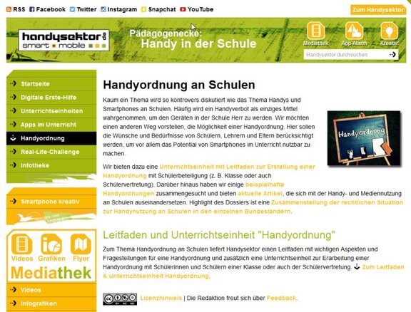 handysektor.de - Handyordnung  