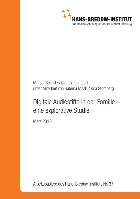 Ansicht: Digitale Audiostifte: Rolle und Nutzung in der Familie Ergebnisse einer explorativen Studie  