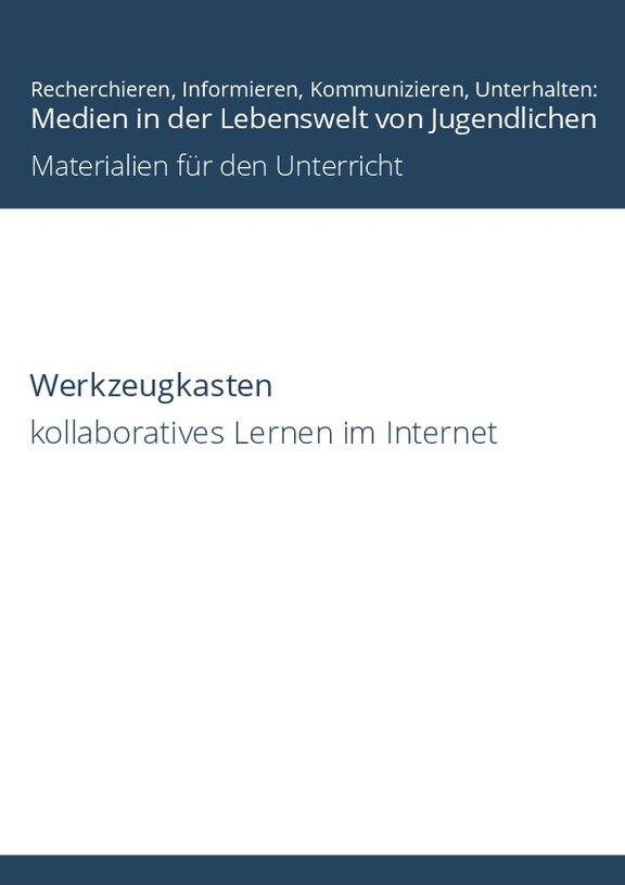 Ansicht: Werkzeugkasten - kollaboratives Lernen im Internet