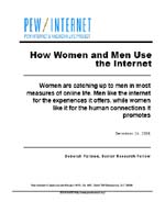 Buchtitel: Wie Frauen und Männer das Internet nutzen (How Women and Men Use the Internet)