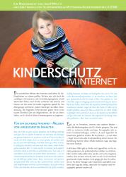 Ansicht: Kinderschutz im Internet Ein Medienbrief von fragFinn e.V.
