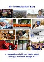 Ansicht: E-UROPa Broschüre: Elf Erfahrungen zu e-Partizipation in Europa