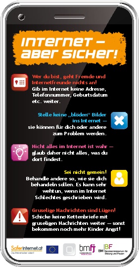 https://www.saferinternet.at/fileadmin/files/Materialien_2015/Flyer_Volksschule.pdf Cover PDF saferinternet.at - Internet aber sicher